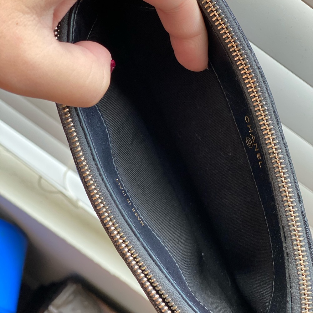 🦄 Chanel Double Zip Clutch✨ RARE - Picture 5 of 10